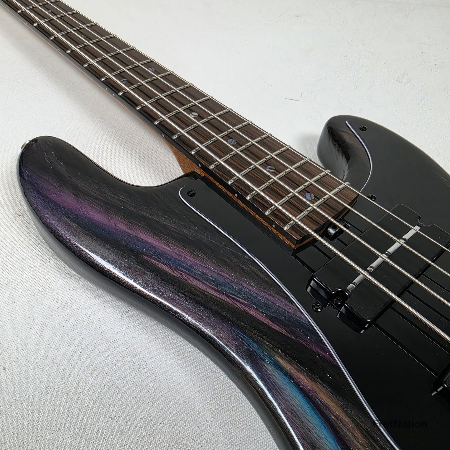 McGrath Thunderhorse IV 4-String Bass Nordstrand 12-Way Tilt-EQ - Galactic Purple 9.16lbs