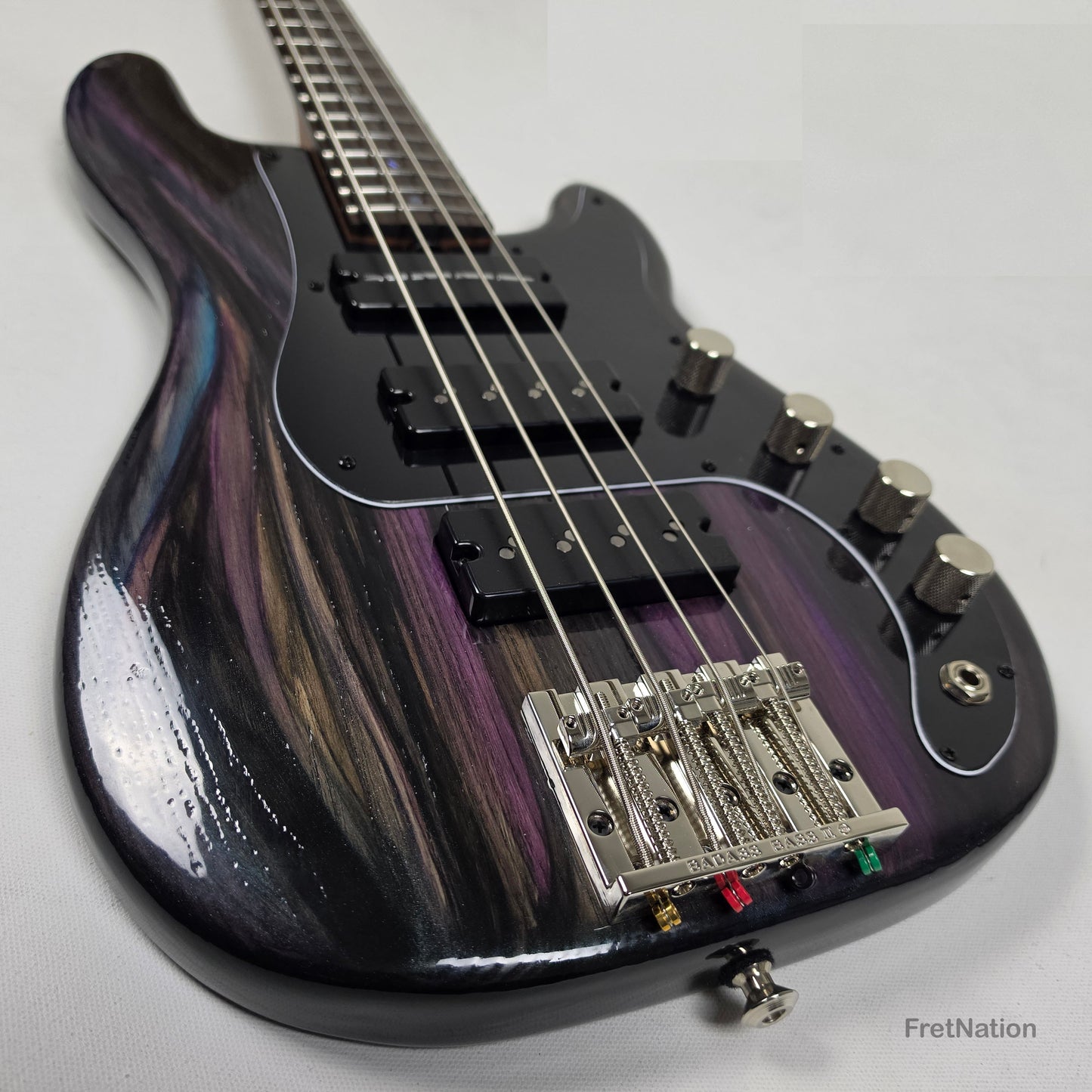 McGrath Thunderhorse IV 4-String Bass Nordstrand 12-Way Tilt-EQ - Galactic Purple 9.16lbs