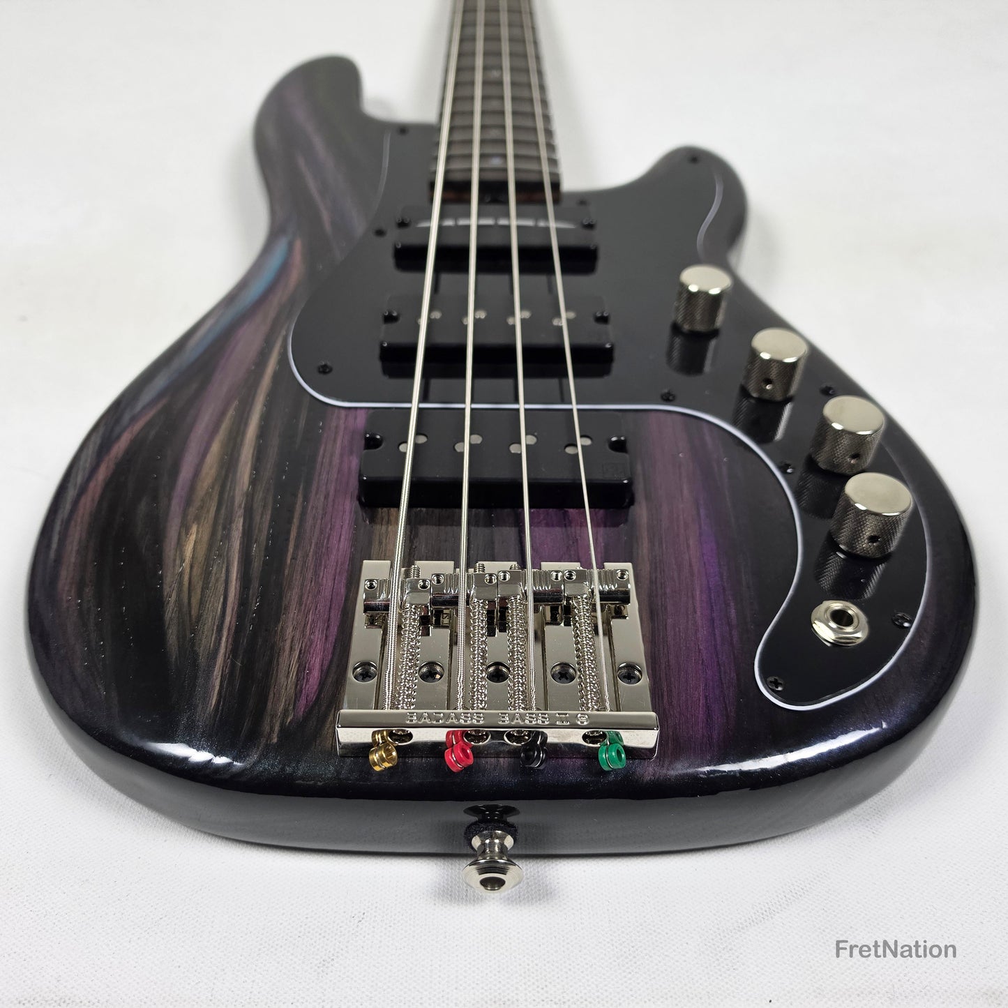 McGrath Thunderhorse IV 4-String Bass Nordstrand 12-Way Tilt-EQ - Galactic Purple 9.16lbs