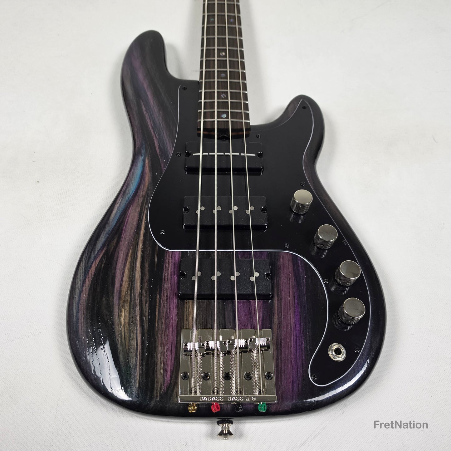 McGrath Thunderhorse IV 4-String Bass Nordstrand 12-Way Tilt-EQ - Galactic Purple 9.16lbs