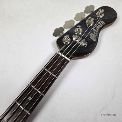 McGrath Thunderhorse IV 4-String Bass Nordstrand 12-Way Tilt-EQ - Galactic Purple 9.16lbs