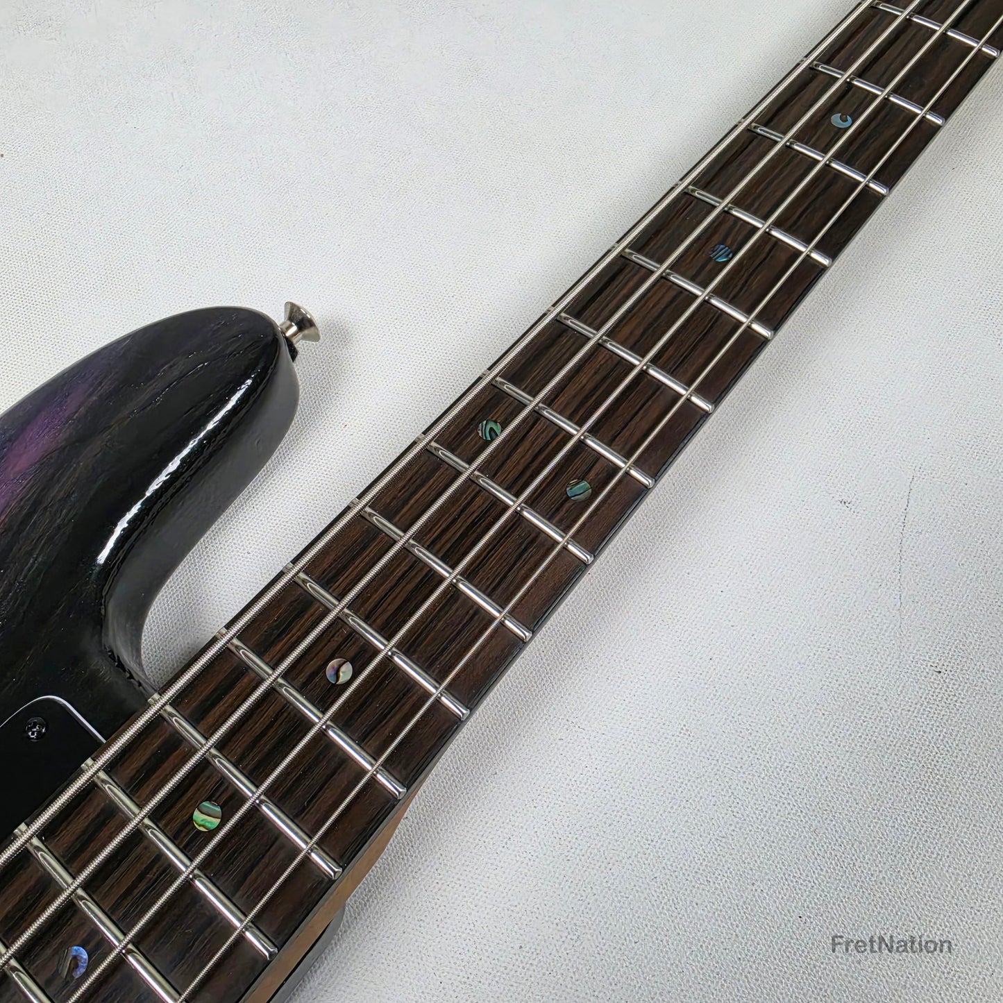 McGrath Thunderhorse IV 4-String Bass Nordstrand 12-Way Tilt-EQ - Galactic Purple 9.16lbs