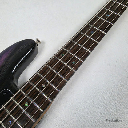 McGrath Thunderhorse IV 4-String Bass Nordstrand 12-Way Tilt-EQ - Galactic Purple 9.16lbs