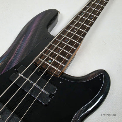 McGrath Thunderhorse IV 4-String Bass Nordstrand 12-Way Tilt-EQ - Galactic Purple 9.16lbs