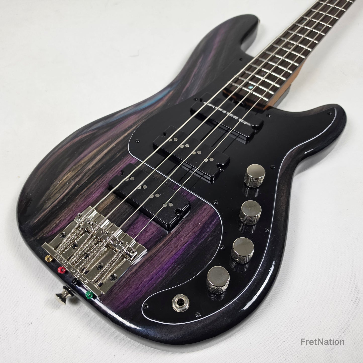 McGrath Thunderhorse IV 4-String Bass Nordstrand 12-Way Tilt-EQ - Galactic Purple 9.16lbs
