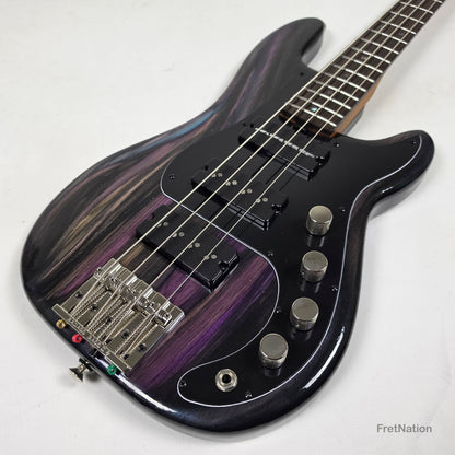 McGrath Thunderhorse IV 4-String Bass Nordstrand 12-Way Tilt-EQ - Galactic Purple 9.16lbs
