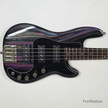 McGrath Thunderhorse IV 4-String Bass Nordstrand 12-Way Tilt-EQ - Galactic Purple 9.16lbs