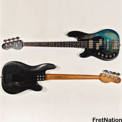 McGrath Guitars McGrath Thunderhorse IV 4-String Lefty Bass DiMarzio Relentless - Black Sands 8.76lbs
