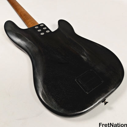 McGrath Guitars McGrath Thunderhorse IV 4-String Lefty Bass DiMarzio Relentless - Black Sands 8.76lbs