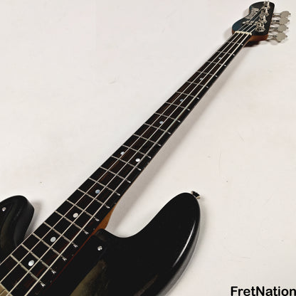 McGrath Guitars McGrath Thunderhorse IV 4-String Lefty Bass DiMarzio Relentless - Black Sands 8.76lbs