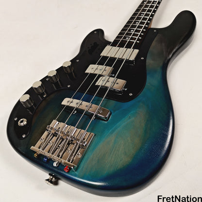 McGrath Guitars McGrath Thunderhorse IV 4-String Lefty Bass DiMarzio Relentless - Black Sands 8.76lbs
