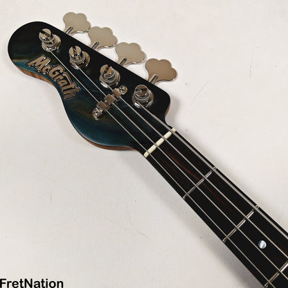McGrath Guitars McGrath Thunderhorse IV 4-String Lefty Bass DiMarzio Relentless - Black Sands 8.76lbs