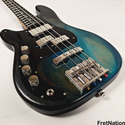 McGrath Guitars McGrath Thunderhorse IV 4-String Lefty Bass DiMarzio Relentless - Black Sands 8.76lbs