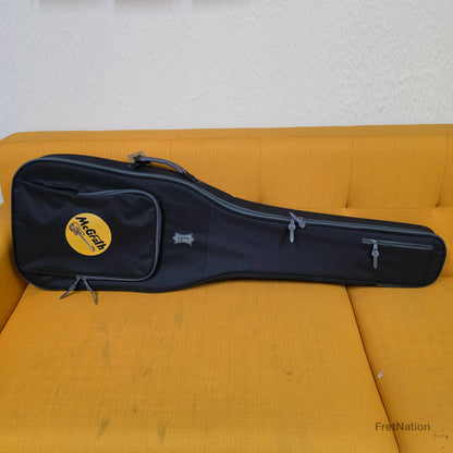 McGrath Guitars McGrath J-Style Thunderhorse IV 4-String Fretless Bass EMG - Orbital Ink 8.54lbs
