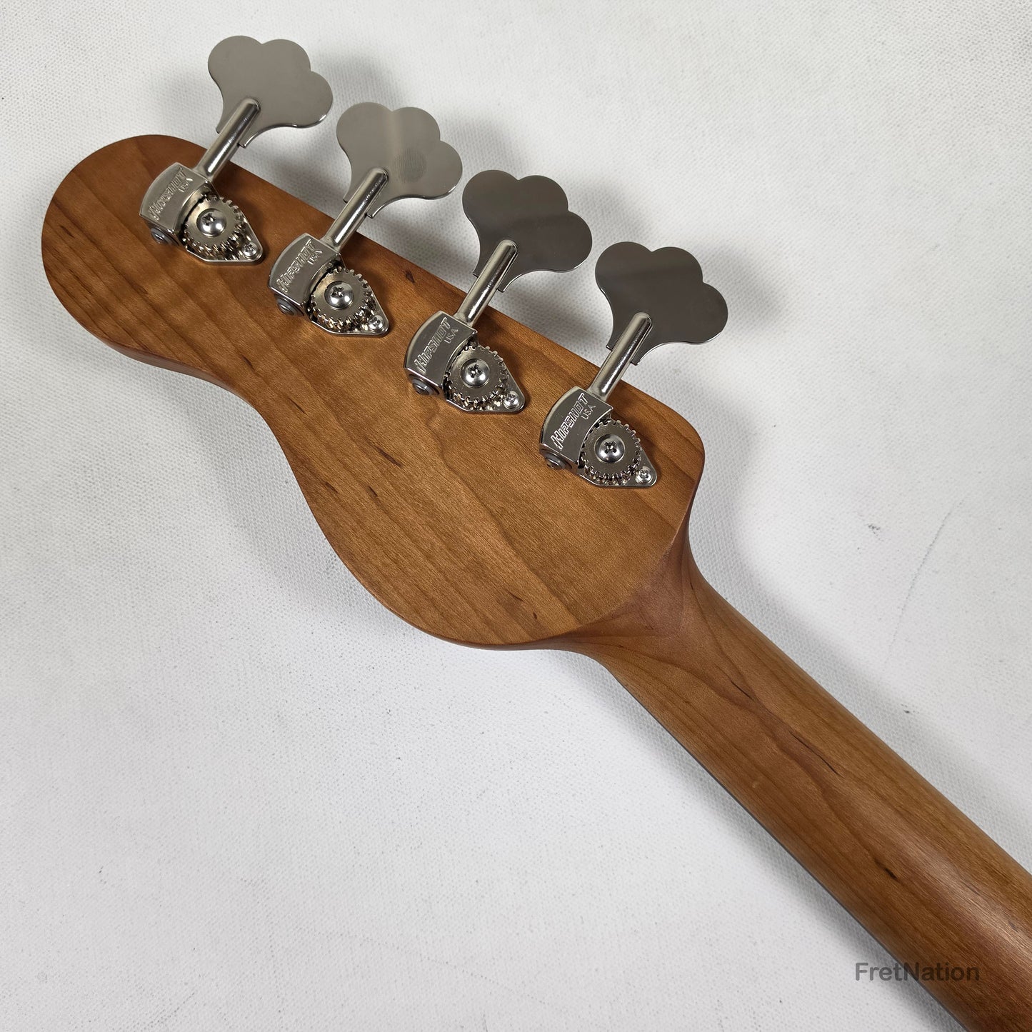 McGrath Guitars McGrath J-Style Thunderhorse IV 4-String Fretless Bass EMG - Orbital Ink 8.54lbs
