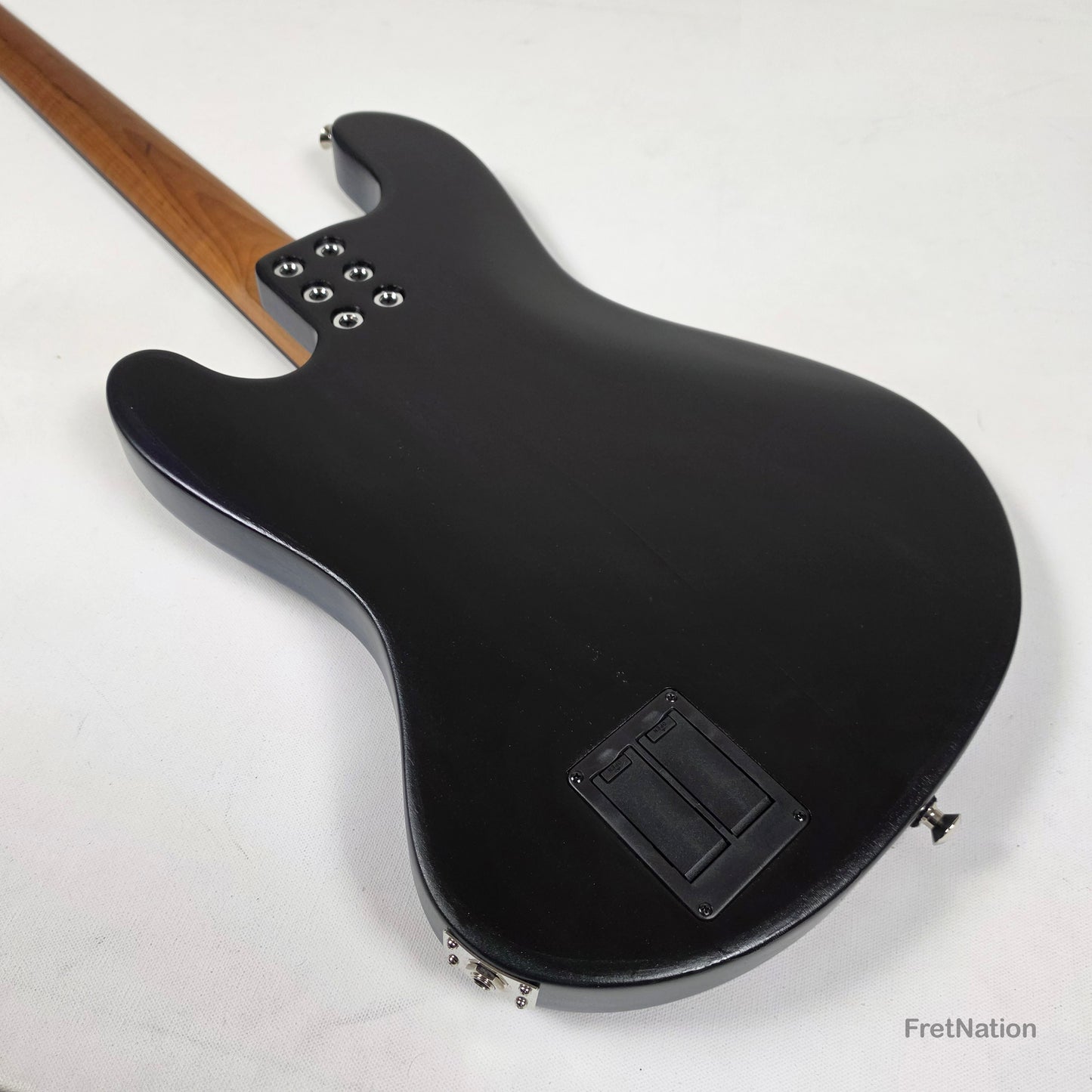 McGrath Guitars McGrath J-Style Thunderhorse IV 4-String Fretless Bass EMG - Orbital Ink 8.54lbs
