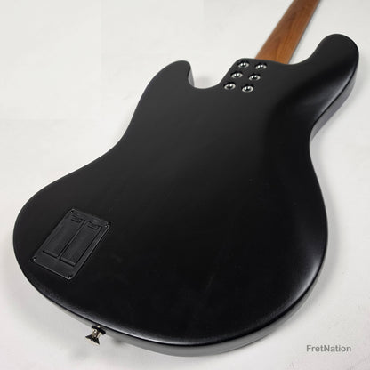 McGrath Guitars McGrath J-Style Thunderhorse IV 4-String Fretless Bass EMG - Orbital Ink 8.54lbs