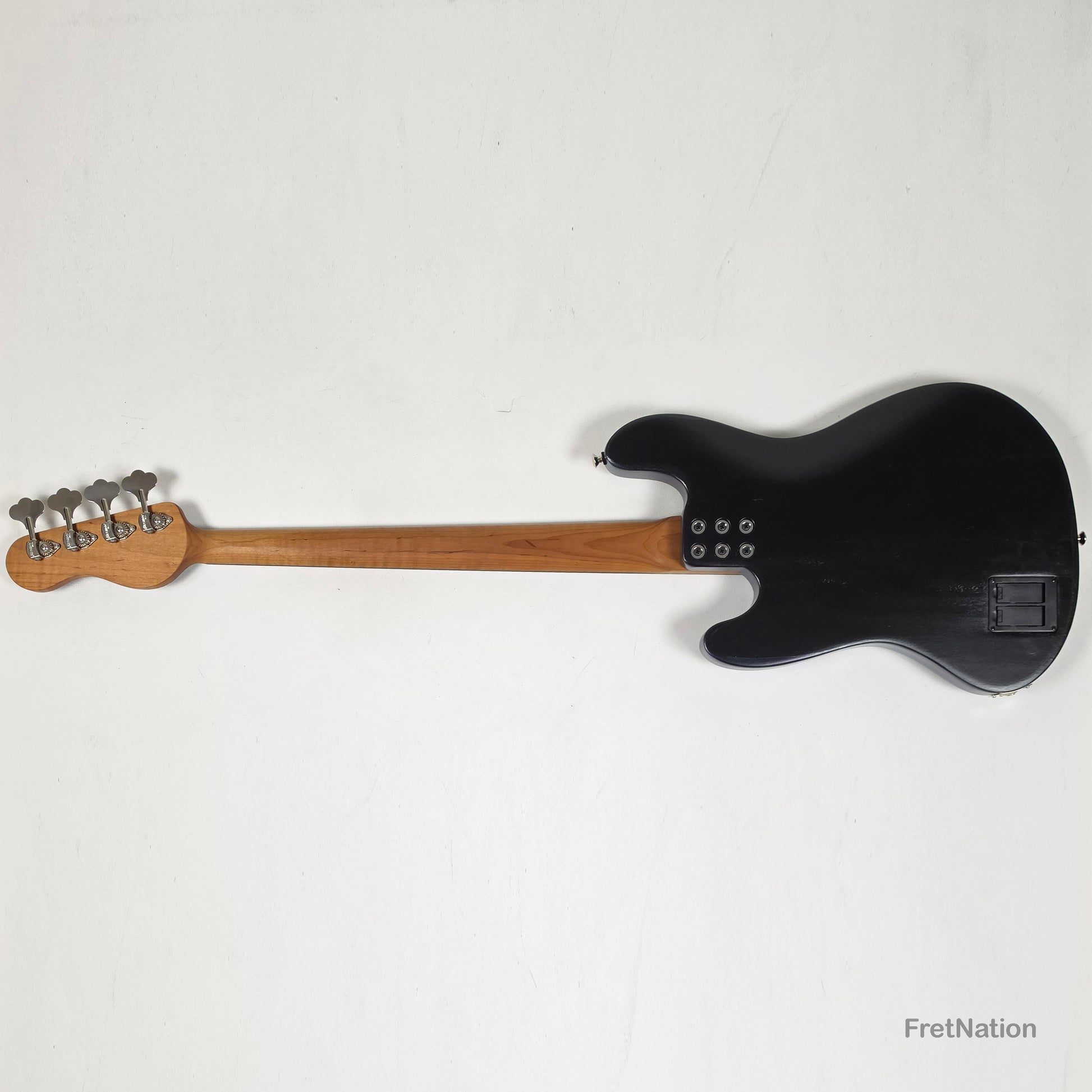 McGrath Guitars McGrath J-Style Thunderhorse IV 4-String Fretless Bass EMG - Orbital Ink 8.54lbs