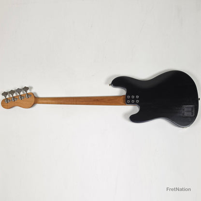 McGrath Guitars McGrath J-Style Thunderhorse IV 4-String Fretless Bass EMG - Orbital Ink 8.54lbs