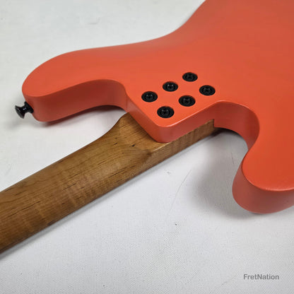 McGrath J-Style Thunderhorse IV 4-String Bass Dimarzio Relentless 12-Way Tilt - Peach 8.86lbs