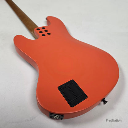 McGrath J-Style Thunderhorse IV 4-String Bass Dimarzio Relentless 12-Way Tilt - Peach 8.86lbs