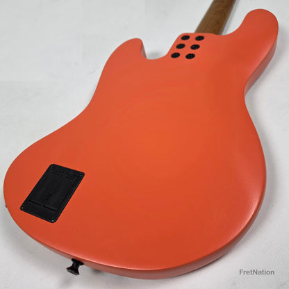 McGrath J-Style Thunderhorse IV 4-String Bass Dimarzio Relentless 12-Way Tilt - Peach 8.86lbs