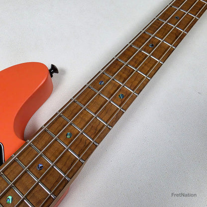 McGrath J-Style Thunderhorse IV 4-String Bass Dimarzio Relentless 12-Way Tilt - Peach 8.86lbs