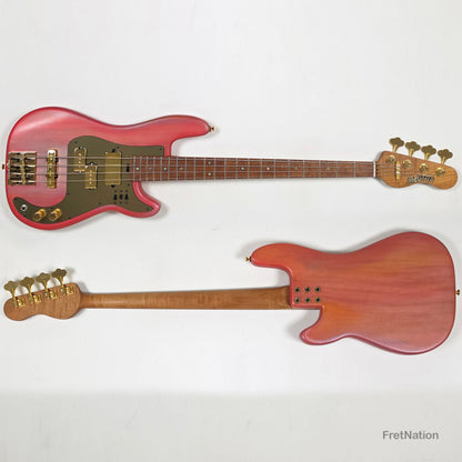 McGrath Guitars McGrath Thunderhorse IV 4-String Bass DiMarzio Relentless - Gold Dusk 8.66lbs