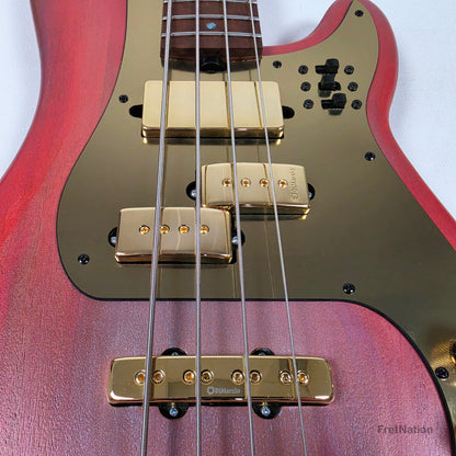 McGrath Guitars McGrath Thunderhorse IV 4-String Bass DiMarzio Relentless - Gold Dusk 8.66lbs