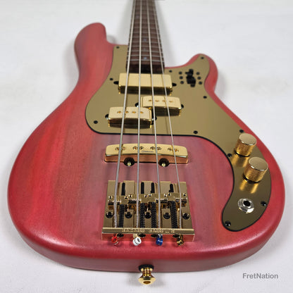 McGrath Guitars McGrath Thunderhorse IV 4-String Bass DiMarzio Relentless - Gold Dusk 8.66lbs