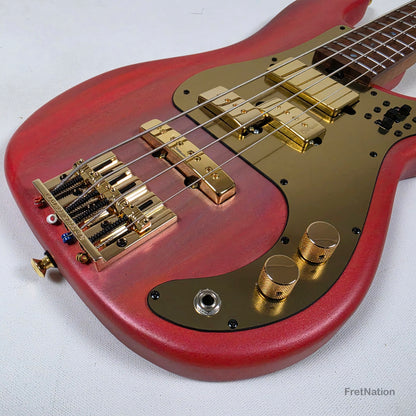 McGrath Guitars McGrath Thunderhorse IV 4-String Bass DiMarzio Relentless - Gold Dusk 8.66lbs