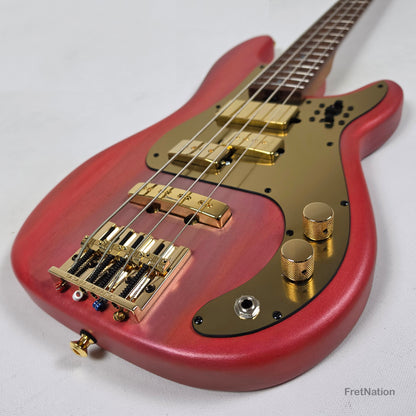 McGrath Guitars McGrath Thunderhorse IV 4-String Bass DiMarzio Relentless - Gold Dusk 8.66lbs