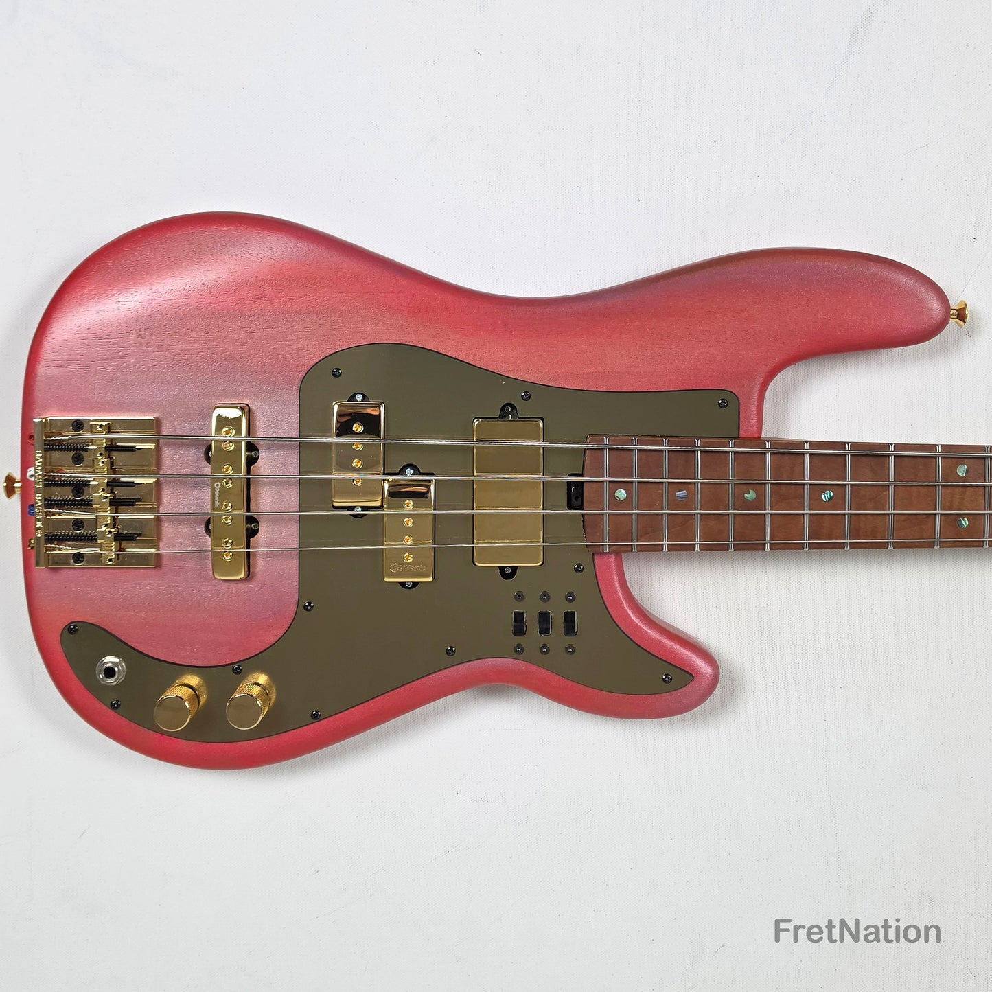 McGrath Guitars McGrath Thunderhorse IV 4-String Bass DiMarzio Relentless - Gold Dusk 8.66lbs