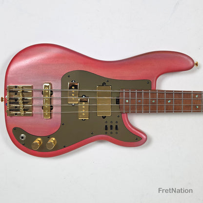 McGrath Guitars McGrath Thunderhorse IV 4-String Bass DiMarzio Relentless - Gold Dusk 8.66lbs