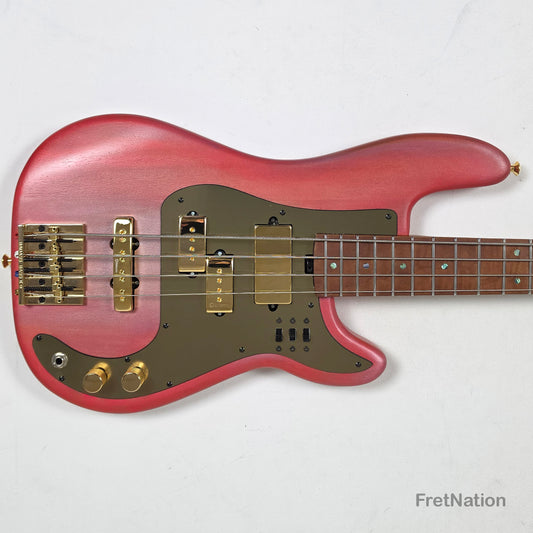 McGrath Guitars McGrath Thunderhorse IV 4-String Bass DiMarzio Relentless - Gold Dusk 8.66lbs