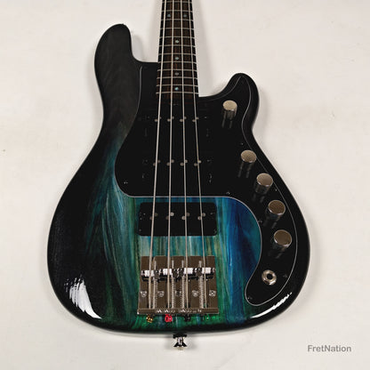 McGrath Thunderhorse IV 4-String Bass Nordstrand 12-Way - Black Sands Gloss 9.70lbs