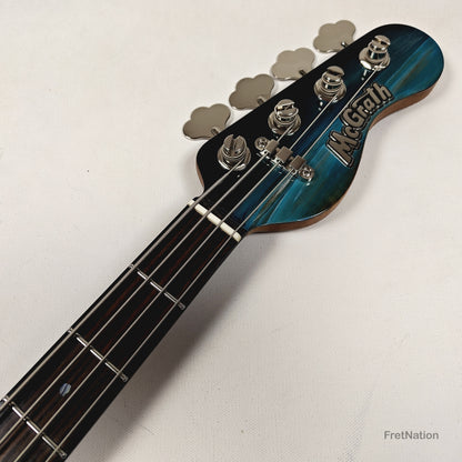 McGrath Thunderhorse IV 4-String Bass Nordstrand 12-Way - Black Sands Gloss 9.70lbs