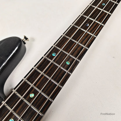 McGrath Thunderhorse IV 4-String Bass Nordstrand 12-Way - Black Sands Gloss 9.70lbs