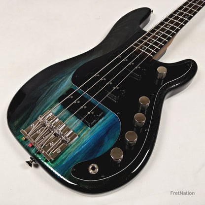 McGrath Thunderhorse IV 4-String Bass Nordstrand 12-Way - Black Sands Gloss 9.70lbs