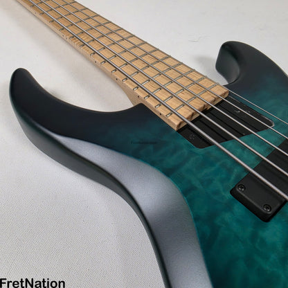 MTD MTD Kingston NSJ Norm Stockton Signature 5-String Bass w/ Barolini Satin Blue Burst - 8.50lbs SN: MTD25110121