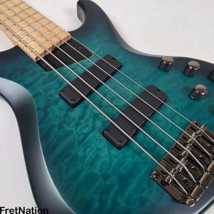 MTD MTD Kingston NSJ Norm Stockton Signature 5-String Bass w/ Barolini Satin Blue Burst - 8.50lbs SN: MTD25110121