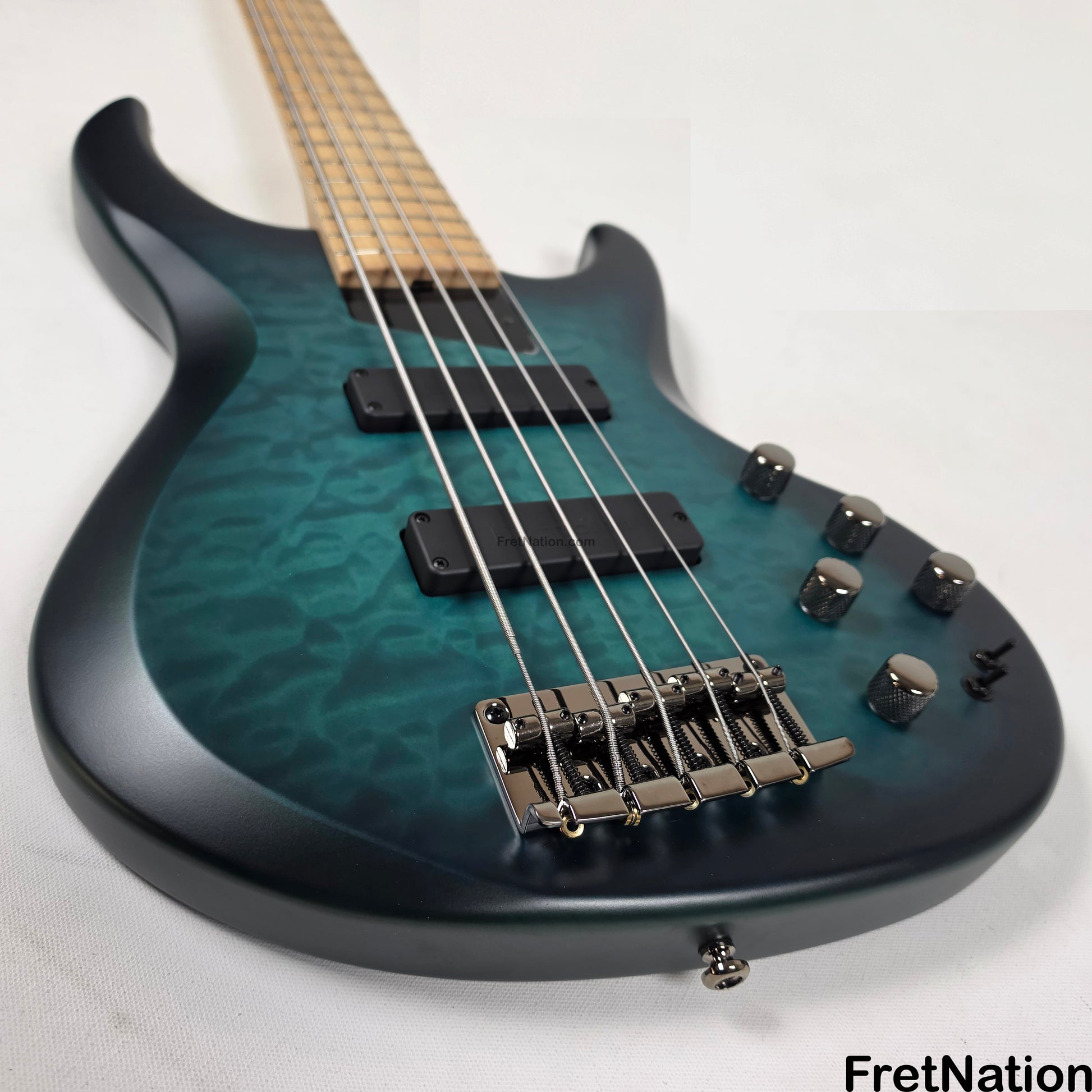 MTD MTD Kingston NSJ Norm Stockton Signature 5-String Bass w/ Barolini Satin Blue Burst - 8.50lbs SN: MTD25110121