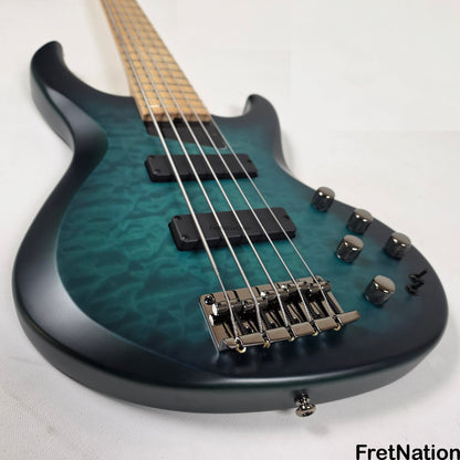 MTD MTD Kingston NSJ Norm Stockton Signature 5-String Bass w/ Barolini Satin Blue Burst - 8.50lbs SN: MTD25110121