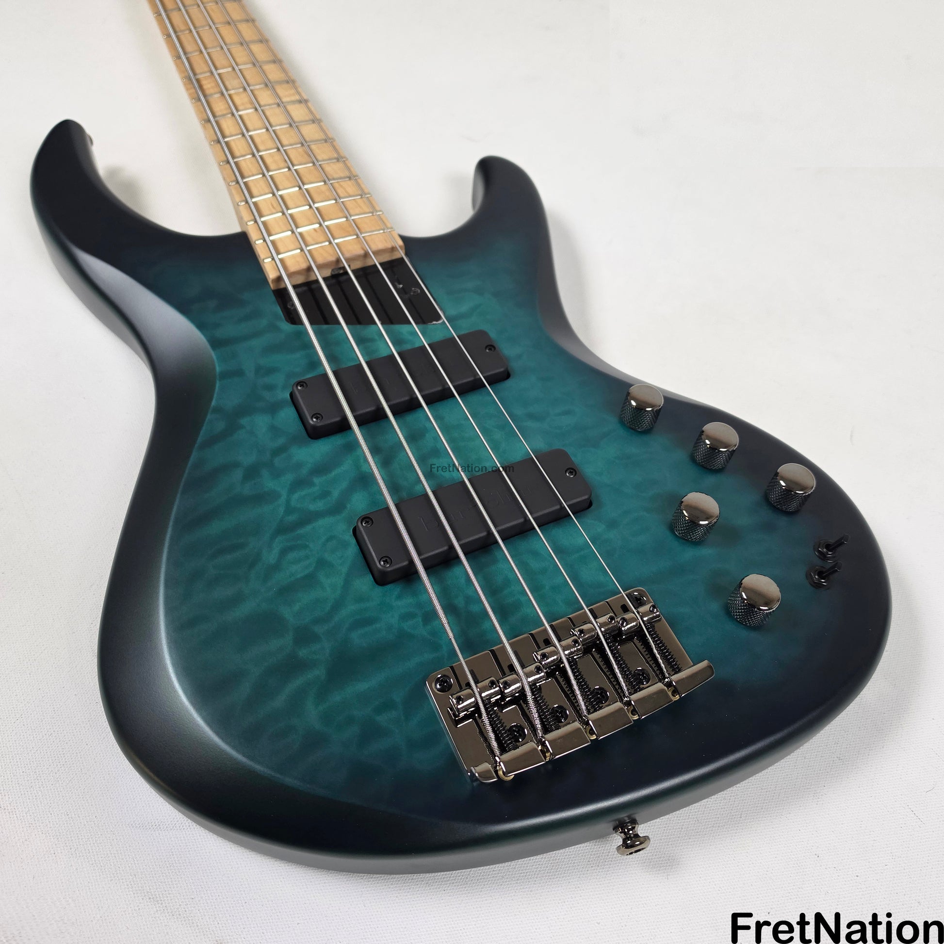 MTD MTD Kingston NSJ Norm Stockton Signature 5-String Bass w/ Barolini Satin Blue Burst - 8.50lbs SN: MTD25110121