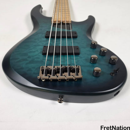 MTD MTD Kingston NSJ Norm Stockton Signature 5-String Bass w/ Barolini Satin Blue Burst - 8.50lbs SN: MTD25110121