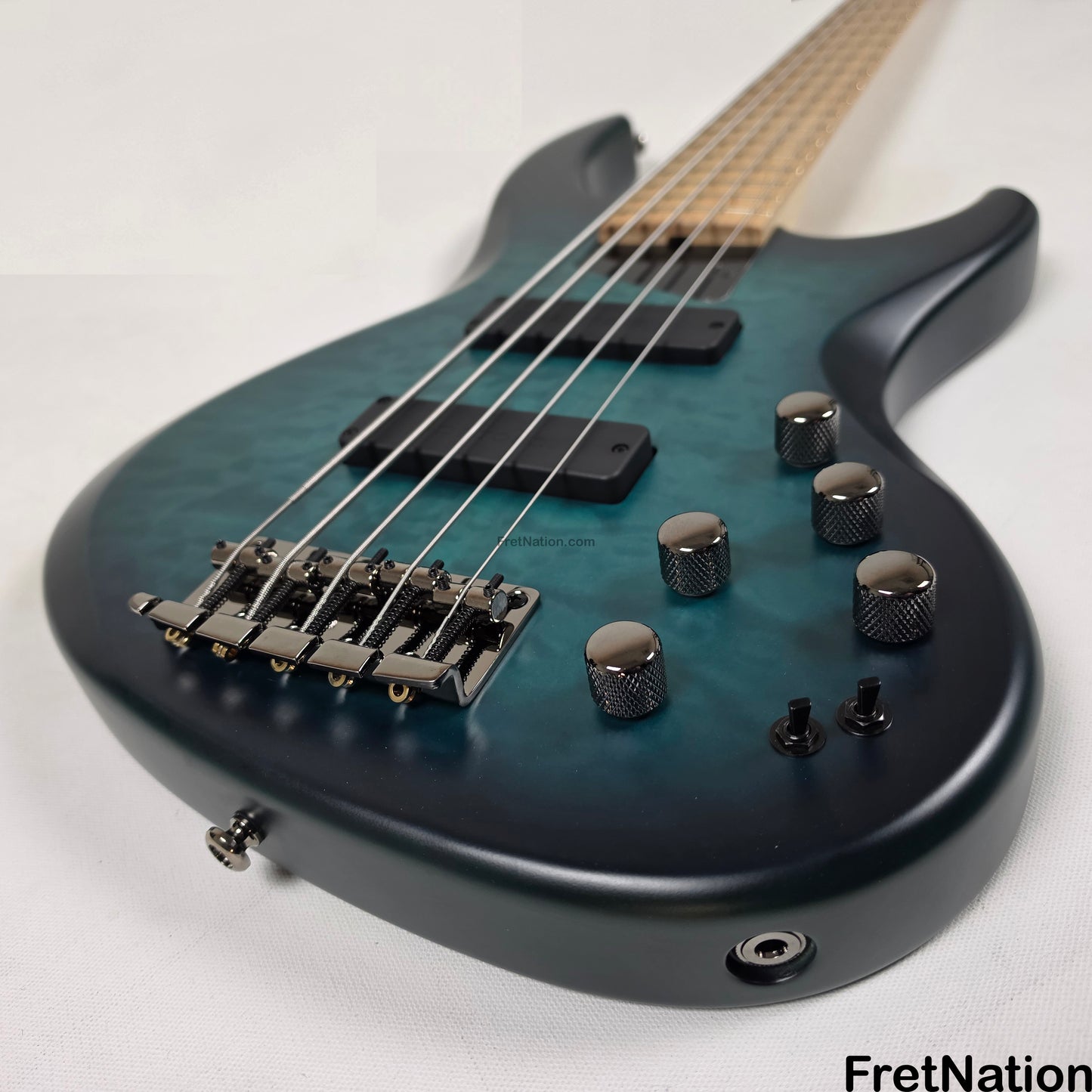MTD MTD Kingston NSJ Norm Stockton Signature 5-String Bass w/ Barolini Satin Blue Burst - 8.50lbs SN: MTD25110121