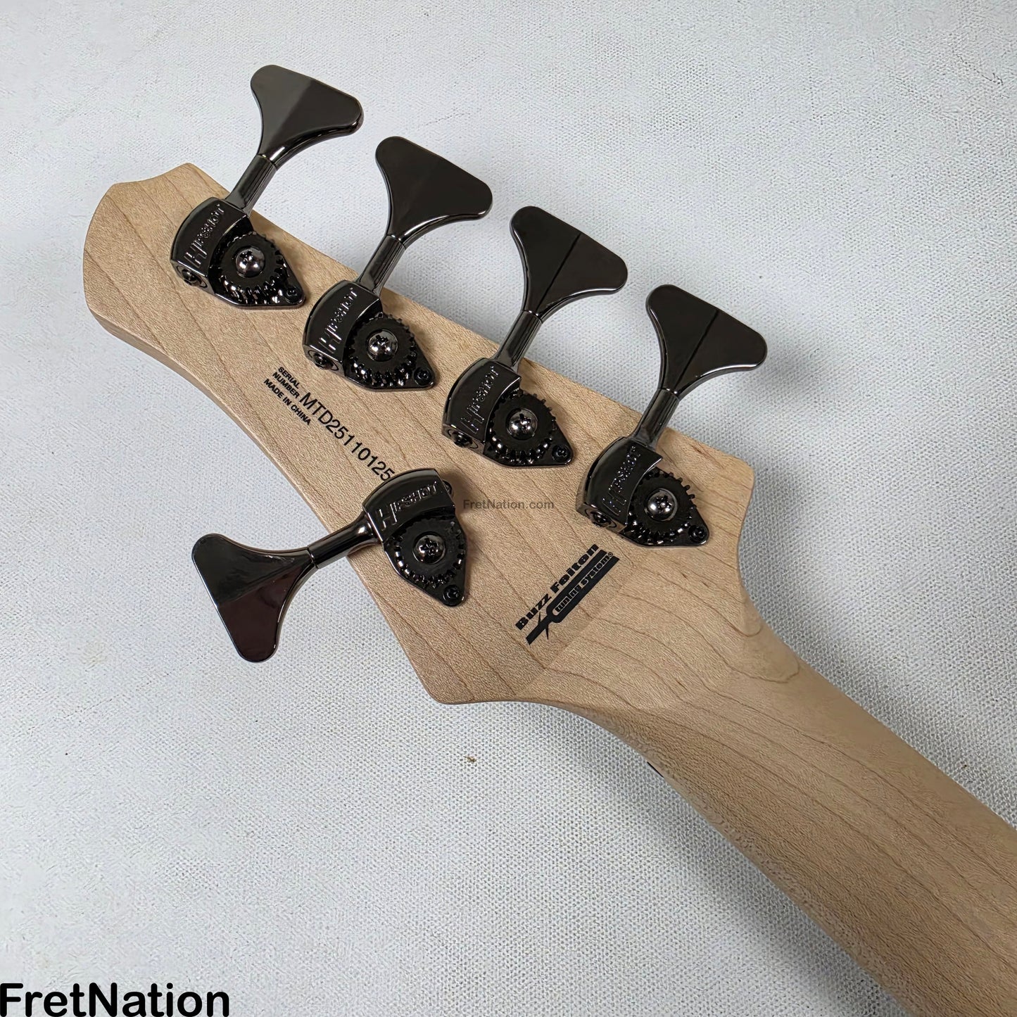 MTD MTD Kingston NSJ Norm Stockton Signature 5-String Bass w/ Barolini Satin Blue Burst - 8.66lbs SN: MTD25110125