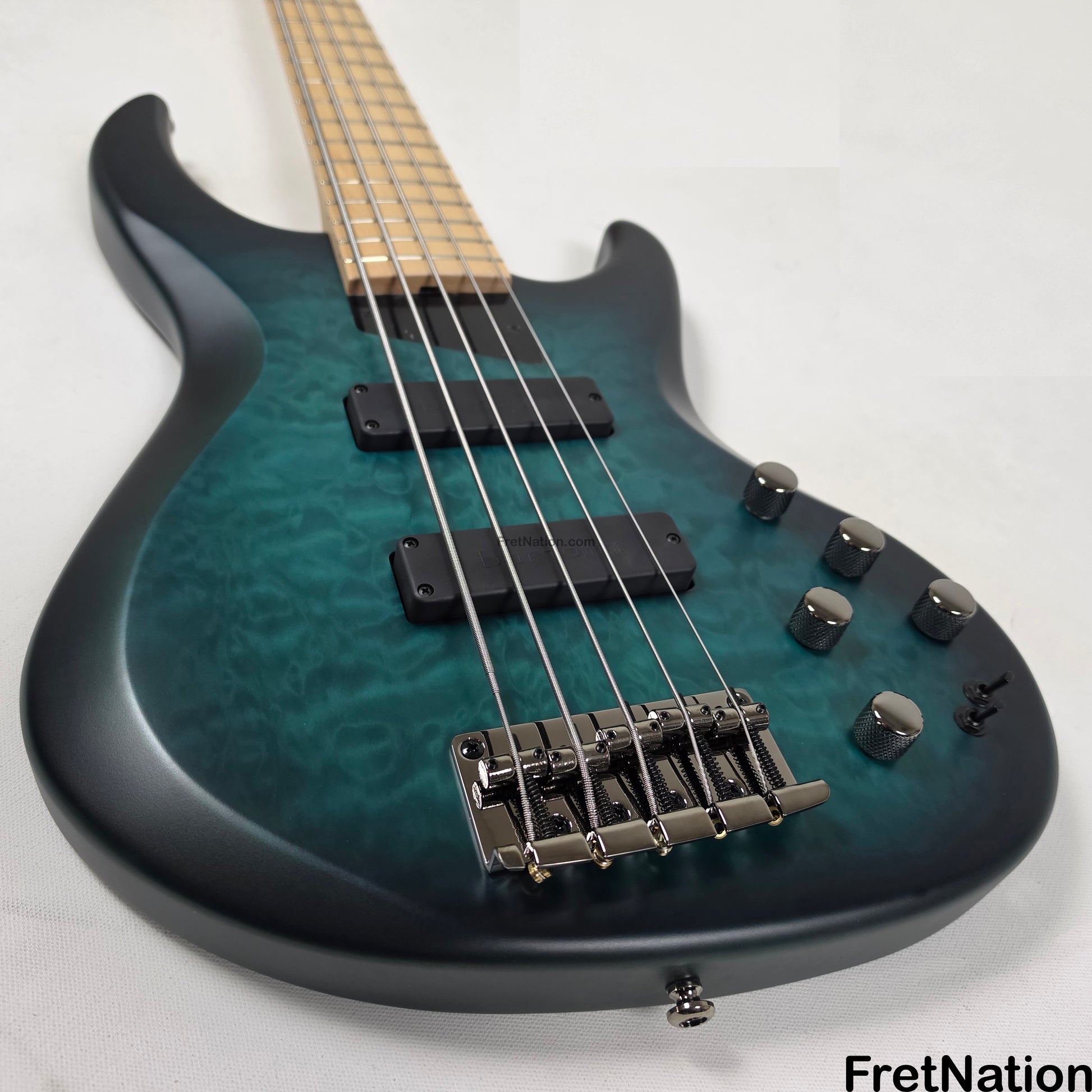 MTD MTD Kingston NSJ Norm Stockton Signature 5-String Bass w/ Barolini Satin Blue Burst - 8.66lbs SN: MTD25110125