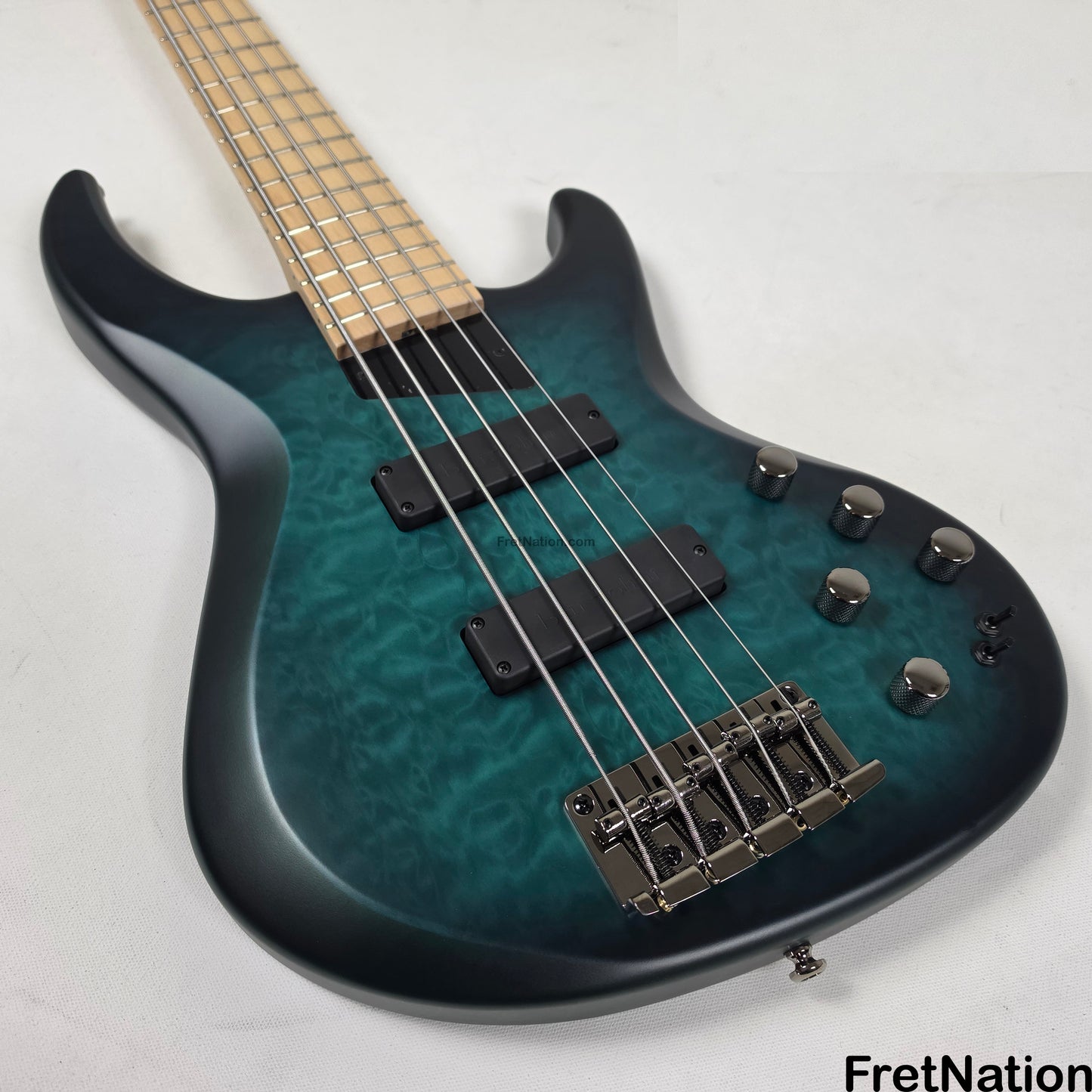 MTD MTD Kingston NSJ Norm Stockton Signature 5-String Bass w/ Barolini Satin Blue Burst - 8.66lbs SN: MTD25110125