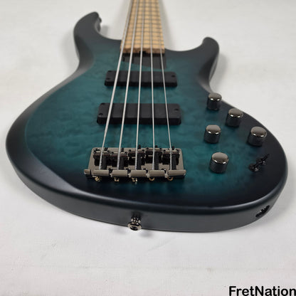 MTD MTD Kingston NSJ Norm Stockton Signature 5-String Bass w/ Barolini Satin Blue Burst - 8.66lbs SN: MTD25110125